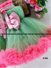 Load image into Gallery viewer, BT1086 Spring Blossom Tutu Dress - Enchanting Floral Fantasy
