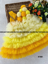 Load image into Gallery viewer, BT1087 Birthday Frock with Hand Made Flowers
