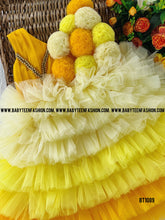Load image into Gallery viewer, BT1087 Birthday Frock with Hand Made Flowers
