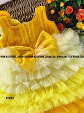 Load image into Gallery viewer, BT1087 Birthday Frock with Hand Made Flowers
