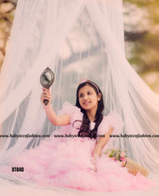 Load image into Gallery viewer, BT840 Baby Pink Multilayer Frock Detachable Long Princess Trail Baby and Teenage Girls
