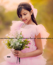Load image into Gallery viewer, BT840 Baby Pink Multilayer Frock Detachable Long Princess Trail Baby and Teenage Girls
