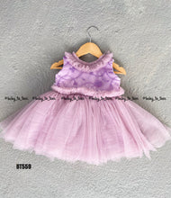 Load image into Gallery viewer, BT559 Iceblue Frock
