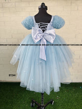 Load image into Gallery viewer, BT1344 Frosted Aqua Elegance A Dress as Unique as Your Little Star
