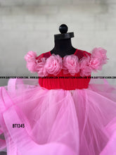 Load image into Gallery viewer, BT1345 Crinoline Lace Bouncy Party wear Frock
