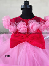 Load image into Gallery viewer, BT1345 Crinoline Lace Bouncy Party wear Frock
