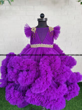 Load image into Gallery viewer, BT1347 Violet Heavy Cloud Gown Mother Adult Gown
