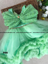 Load image into Gallery viewer, BT845 Enchanted Emerald  Elegant Baby Party Dress

