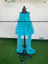Load image into Gallery viewer, BT1350 Aqua Dream Cascade Dress for Enchanted Occasions
