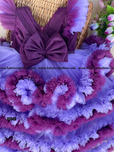 Load image into Gallery viewer, BT848 Royal Blossom Festive Frock - Where Elegance Meets Playfulness
