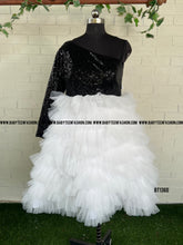 Load image into Gallery viewer, BT1360 Monochrome Glam - Baby’s Chic Sequin Dress
