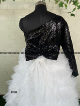 Load image into Gallery viewer, BT1360 Monochrome Glam - Baby’s Chic Sequin Dress
