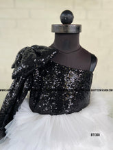 Load image into Gallery viewer, BT1360 Monochrome Glam - Baby’s Chic Sequin Dress
