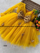 Load image into Gallery viewer, BT1361 Golden Sunbeam Dress - Your Little Ray of Sunshine

