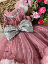 Load image into Gallery viewer, BT1363 Heavy Party wear Ruffles Frock
