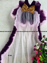 Load image into Gallery viewer, BT1368 Party wear Long Tail Birthday Dress Frock
