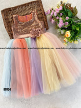 Load image into Gallery viewer, BT854 Sequins Multicolour Frock
