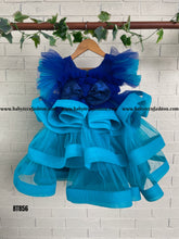 Load image into Gallery viewer, BT856 Multicolour Bouncy Designer Party Wear Frock
