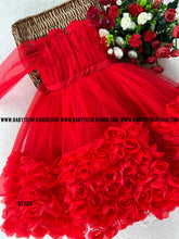 Load image into Gallery viewer, BT1139 Scarlet Blossom Festive Dress  Embrace the Joy
