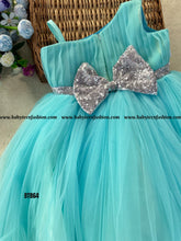 Load image into Gallery viewer, BT864 Designer One Shoulder Partywear Highlow Birthday Frock
