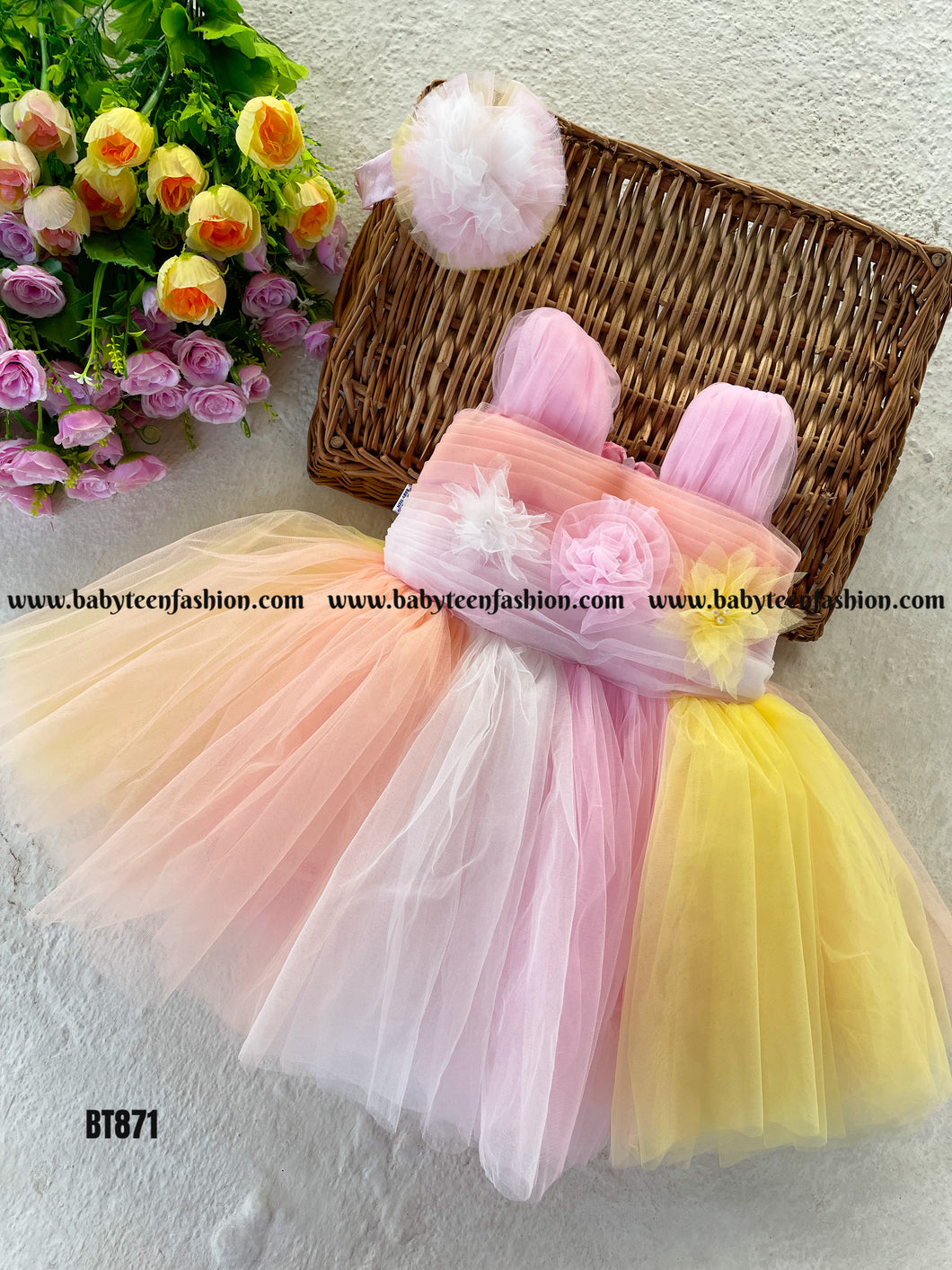 BT871 Multicolour Frock