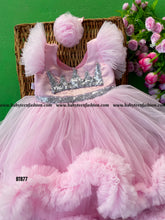 Load image into Gallery viewer, BT877 Crown embellished frock
