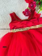 Load image into Gallery viewer, BT879 Pearl Semi Party Wear Frock
