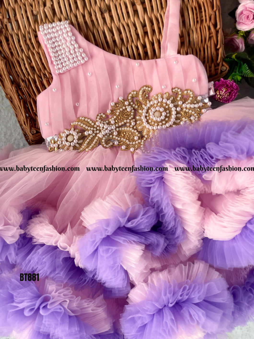 BT881 Applique Frock