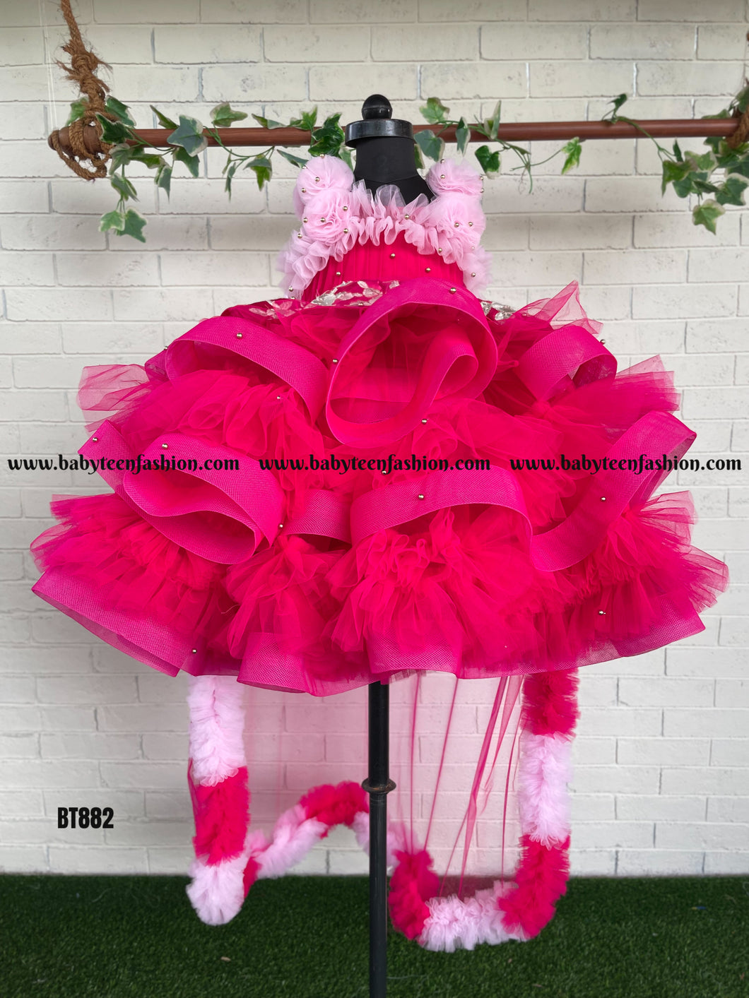 BT882 Fuchsia Fantasy A Burst of Fun and Flair for Little Trendsetters