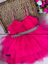 Load image into Gallery viewer, BT888 Sleeveless Birthday  Party wear Frock
