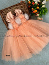 Load image into Gallery viewer, BT891 Flower tie frock
