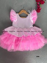 Load image into Gallery viewer, BT581 Party Wear Frock with Ostrich Feathers
