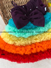 Load image into Gallery viewer, BT892 Rainbow Theme Designer Birthday Frock
