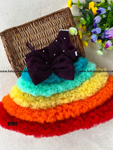 Load image into Gallery viewer, BT892 Rainbow Theme Designer Birthday Frock
