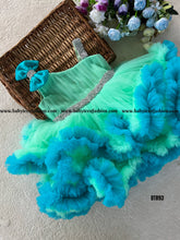 Load image into Gallery viewer, BT893 Double Ruffle  birthday Dress
