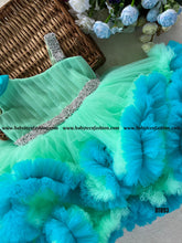 Load image into Gallery viewer, BT893 Double Ruffle  birthday Dress
