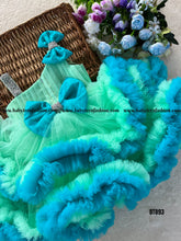 Load image into Gallery viewer, BT893 Double Ruffle  birthday Dress
