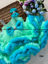 Load image into Gallery viewer, BT893 Double Ruffle  birthday Dress
