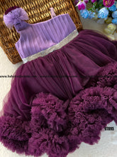Load image into Gallery viewer, BT895 Purple Lavender Highly Frock
