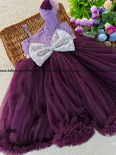 Load image into Gallery viewer, BT895 Purple Lavender Highly Frock
