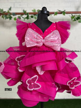 Load image into Gallery viewer, BT903 Fuchsia Fantasy Festive Frock
