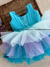 Load image into Gallery viewer, BT904 Aqua Dreamscape Layered Dress
