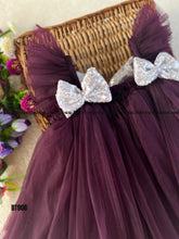 Load image into Gallery viewer, BT908 Majestic Plum Princess Gown
