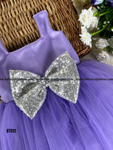 Load image into Gallery viewer, BT912 Lilac Glitter Bow Dress - Sparkle in Every Spin
