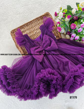 Load image into Gallery viewer, BT1179 Single Color Ruffle Party Wear Frock
