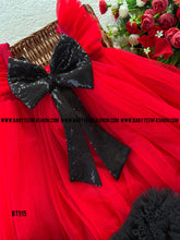 Load image into Gallery viewer, BT915 Semi Partywear Double Bow Frock with Ruffle
