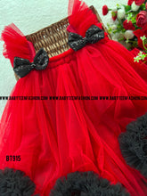 Load image into Gallery viewer, BT915 Semi Partywear Double Bow Frock with Ruffle

