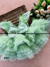 Load image into Gallery viewer, BT921 Luxury Birthday Frock with Heavy Pearls
