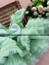 Load image into Gallery viewer, BT921 Luxury Birthday Frock with Heavy Pearls
