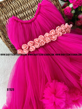 Load image into Gallery viewer, BT929 Princess Pink Flare Dress – Celebrate in Style!
